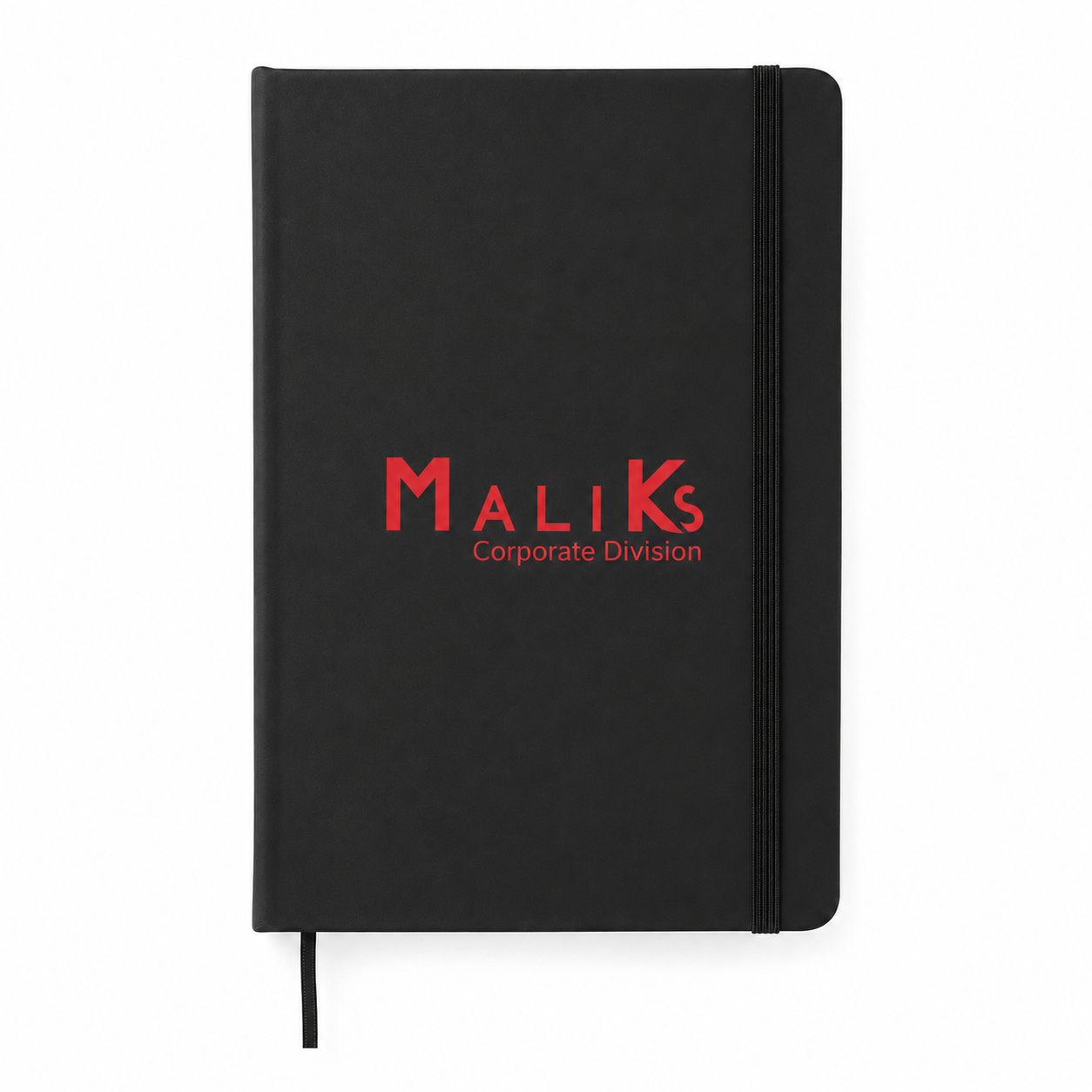 Black Branded Notebook