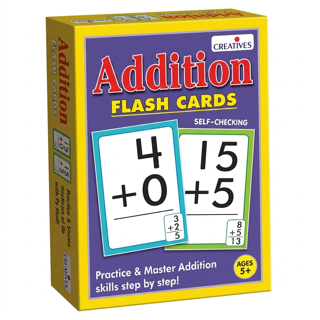 Addition Learning Flash Cards #281