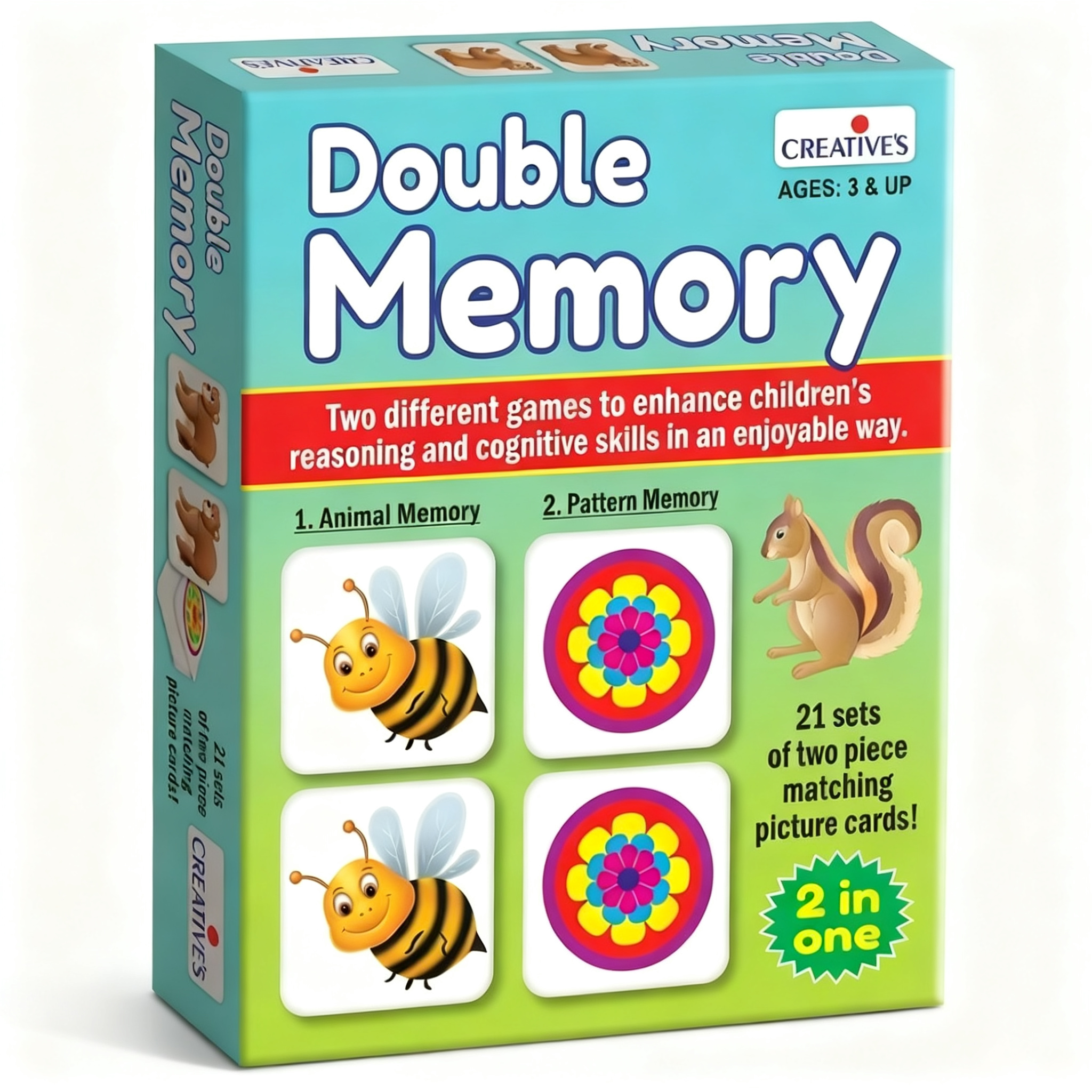 "Double Memory" Memory Card Game #0278