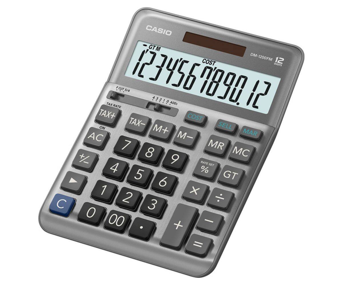 12 Digits Desktop Calculator #Dm1200Bm/Dm1200Fm