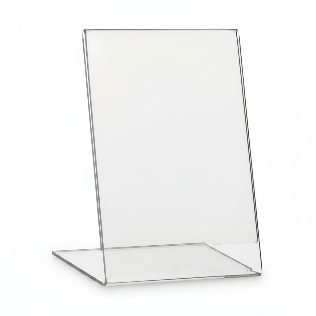 L Shape Portrait Plexi Stand