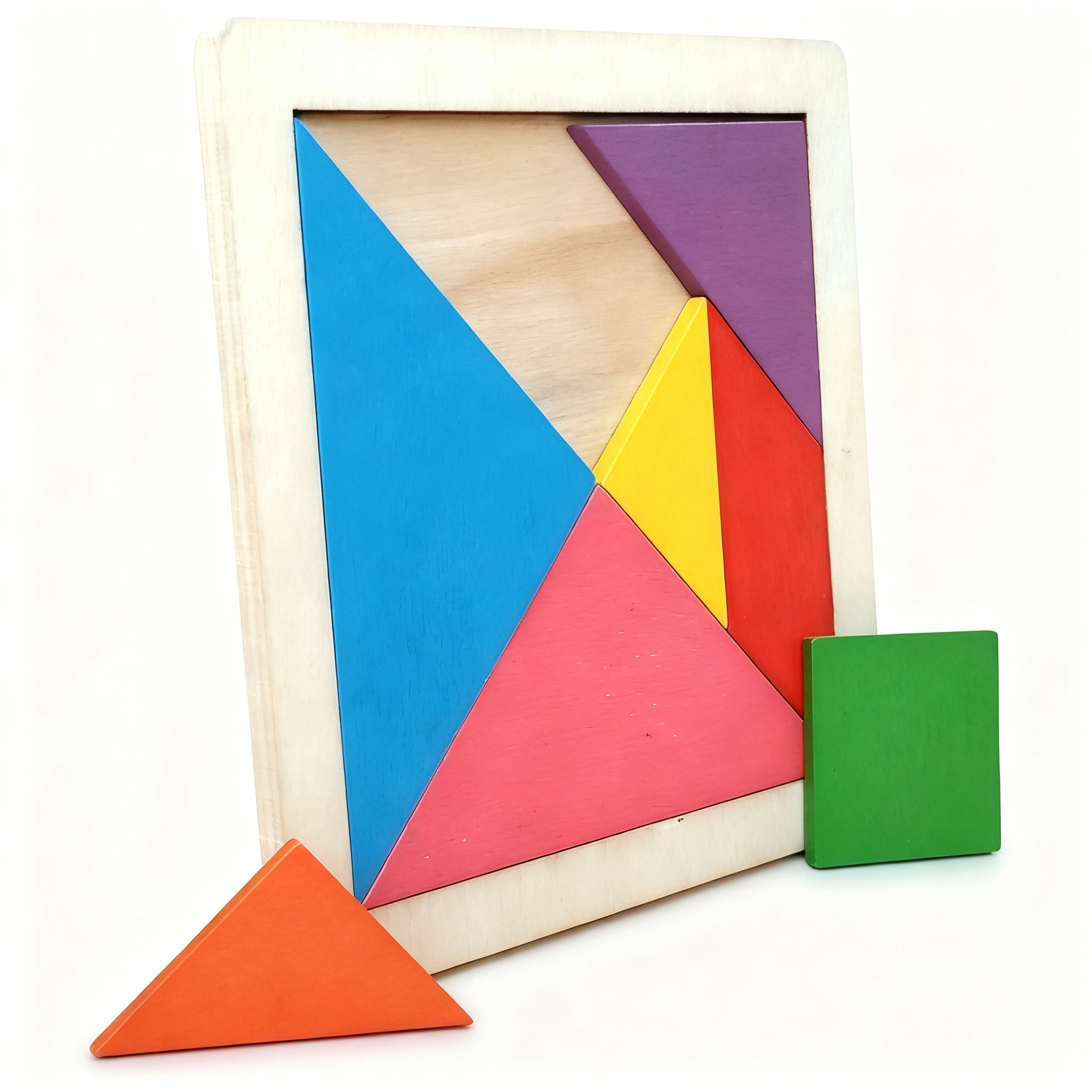 Wooden Tangram Puzzle # 1910P