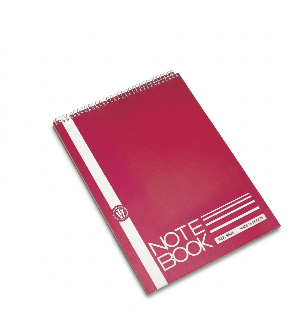 Spiral Lined Notebook 10.2x14.8mm - 60 Sheet #2496