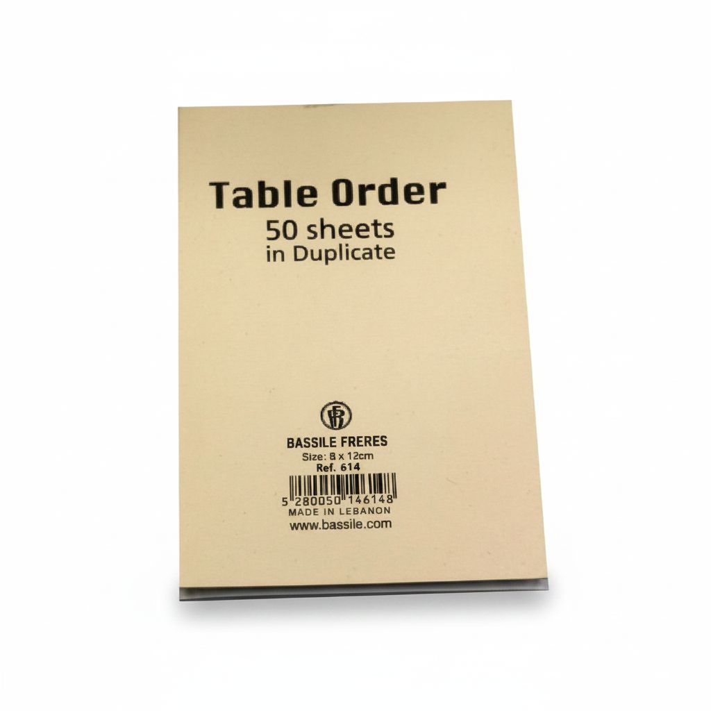 NCR Table Order 50Sh 2 Copies Duplicate Book - 8x12 cm #614
