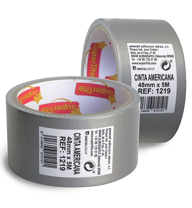 Silver Cloth Tape - 48mm x 5M  #1219