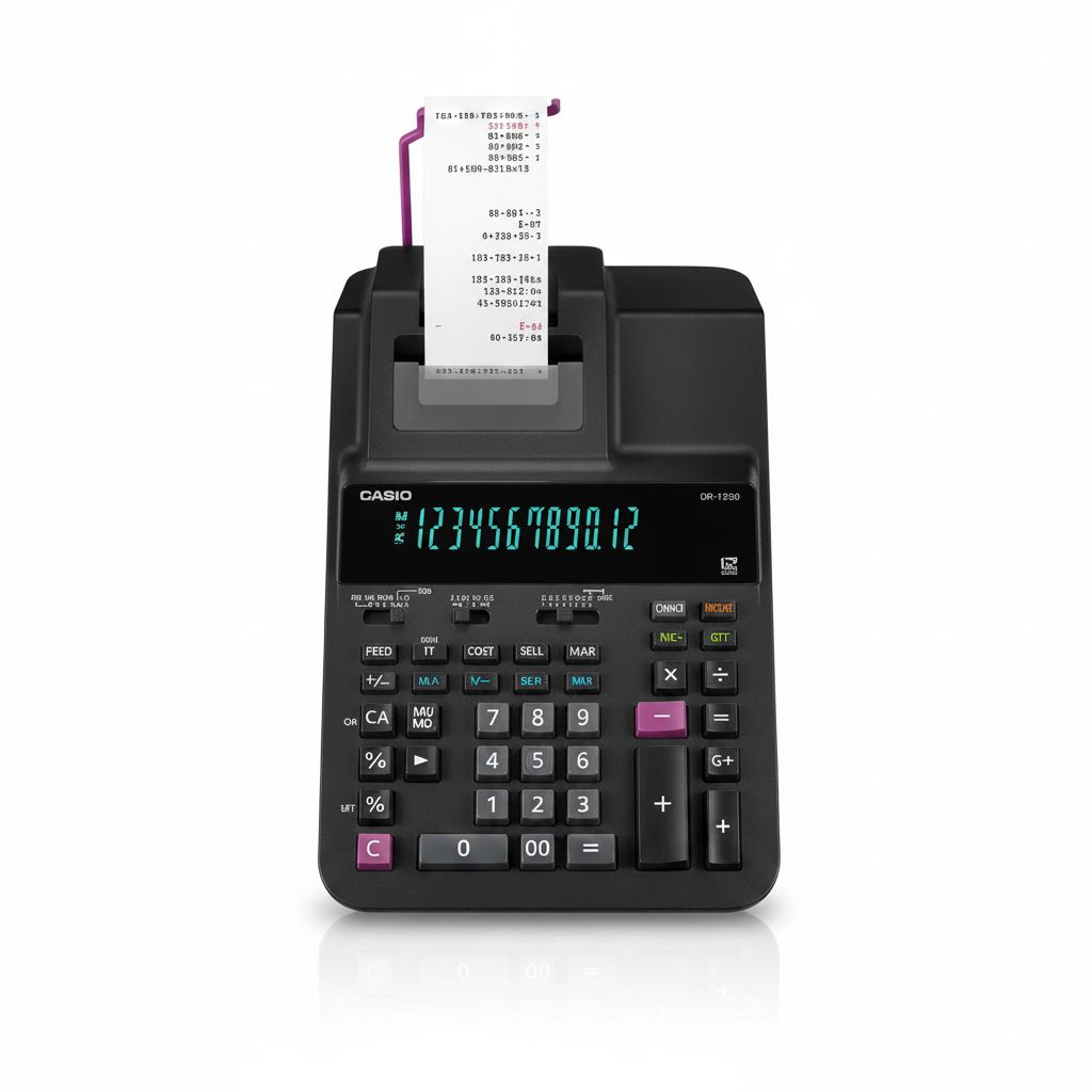 12 Digits Printer Calculator #Dr-120R-We-E-Dc