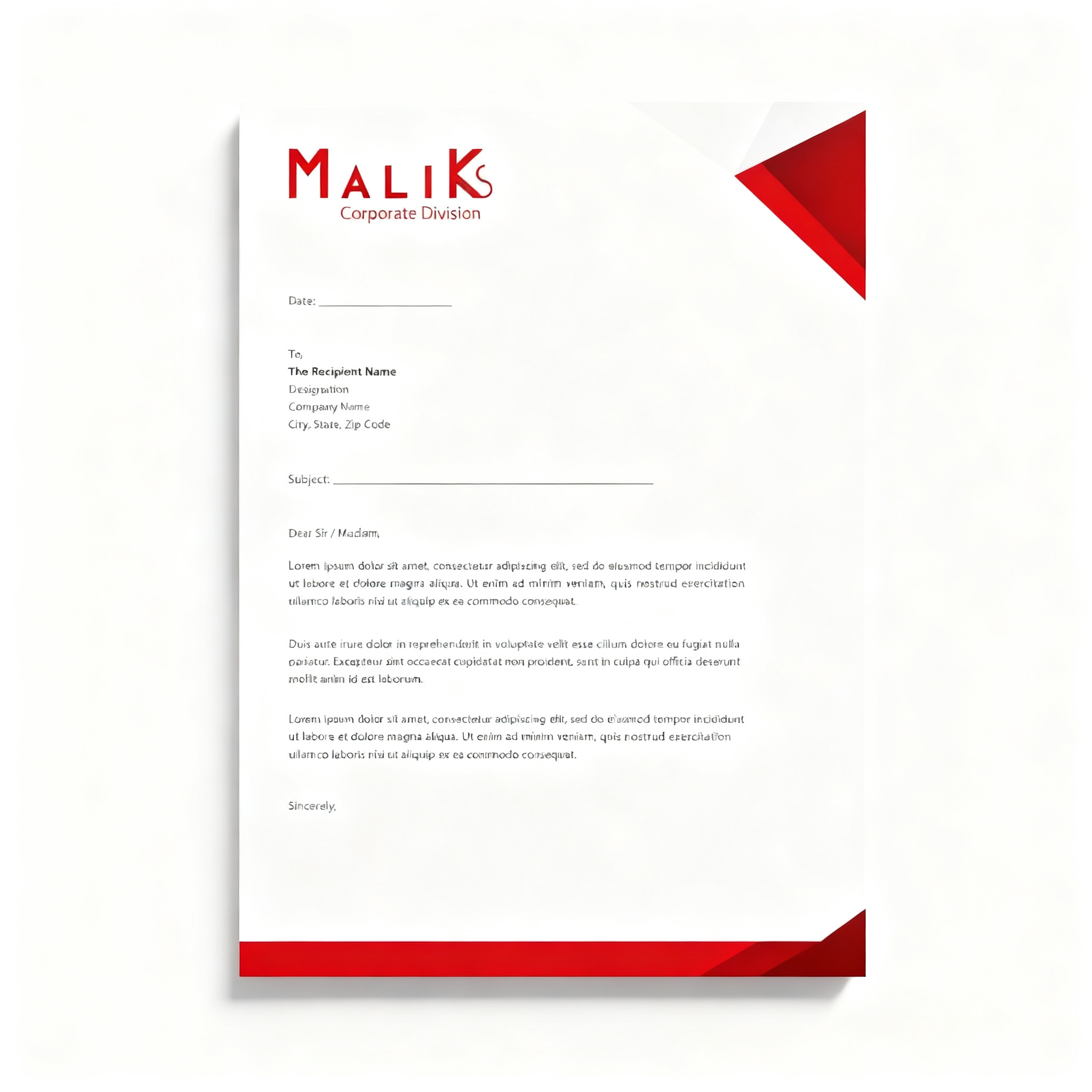 Letterhead Printing