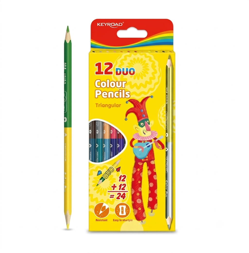 Double-Sided Coloring Pencils - Pack of 24 #Kr971281