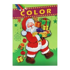 A4 Christmas Coloring Book #544165