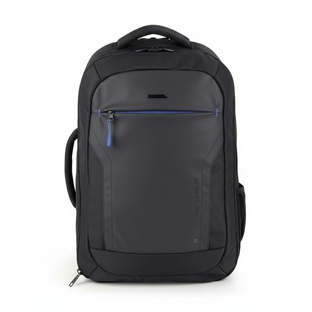 Black 17.3'' 2-Compartment Laptop Backpack#414194