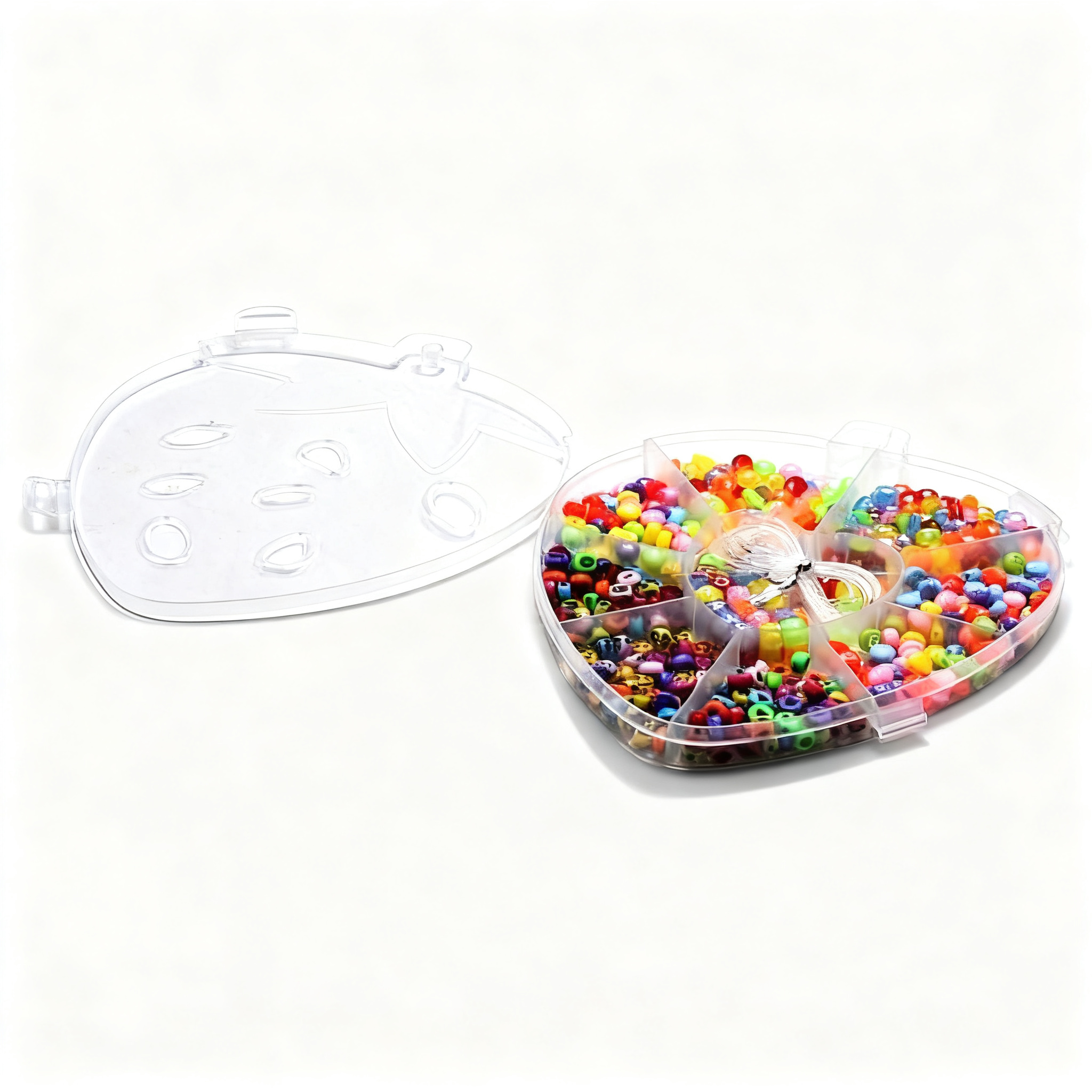 Plastic Beads Box - 9 Compartments #28474