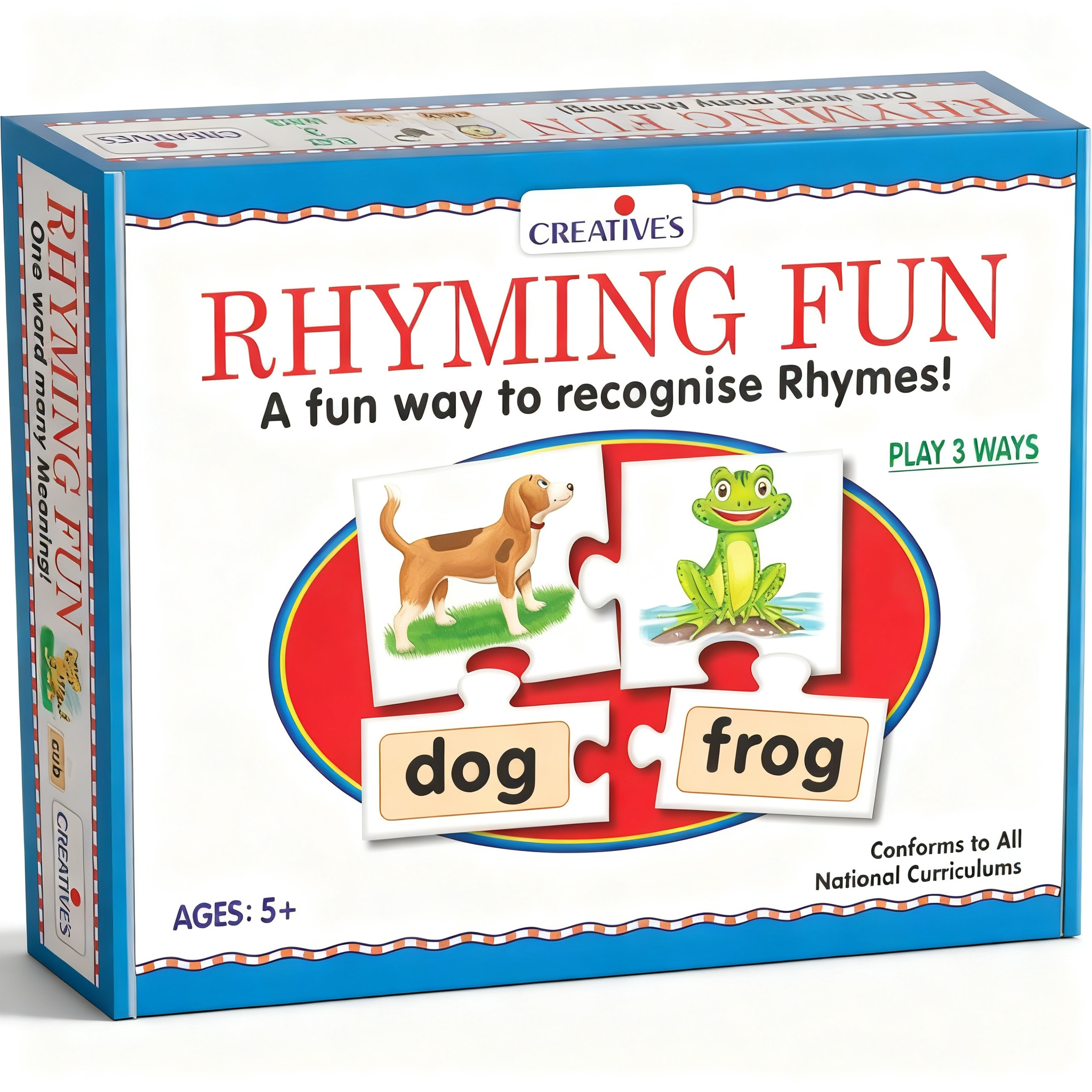"Rhyming Fun" Sound Match-Ups Learning Game #0209