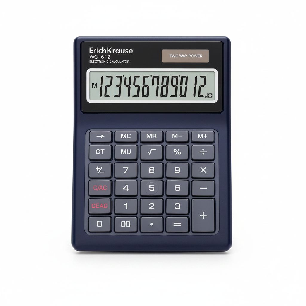 12 Digits Water Resistant Desk Calculator #40612