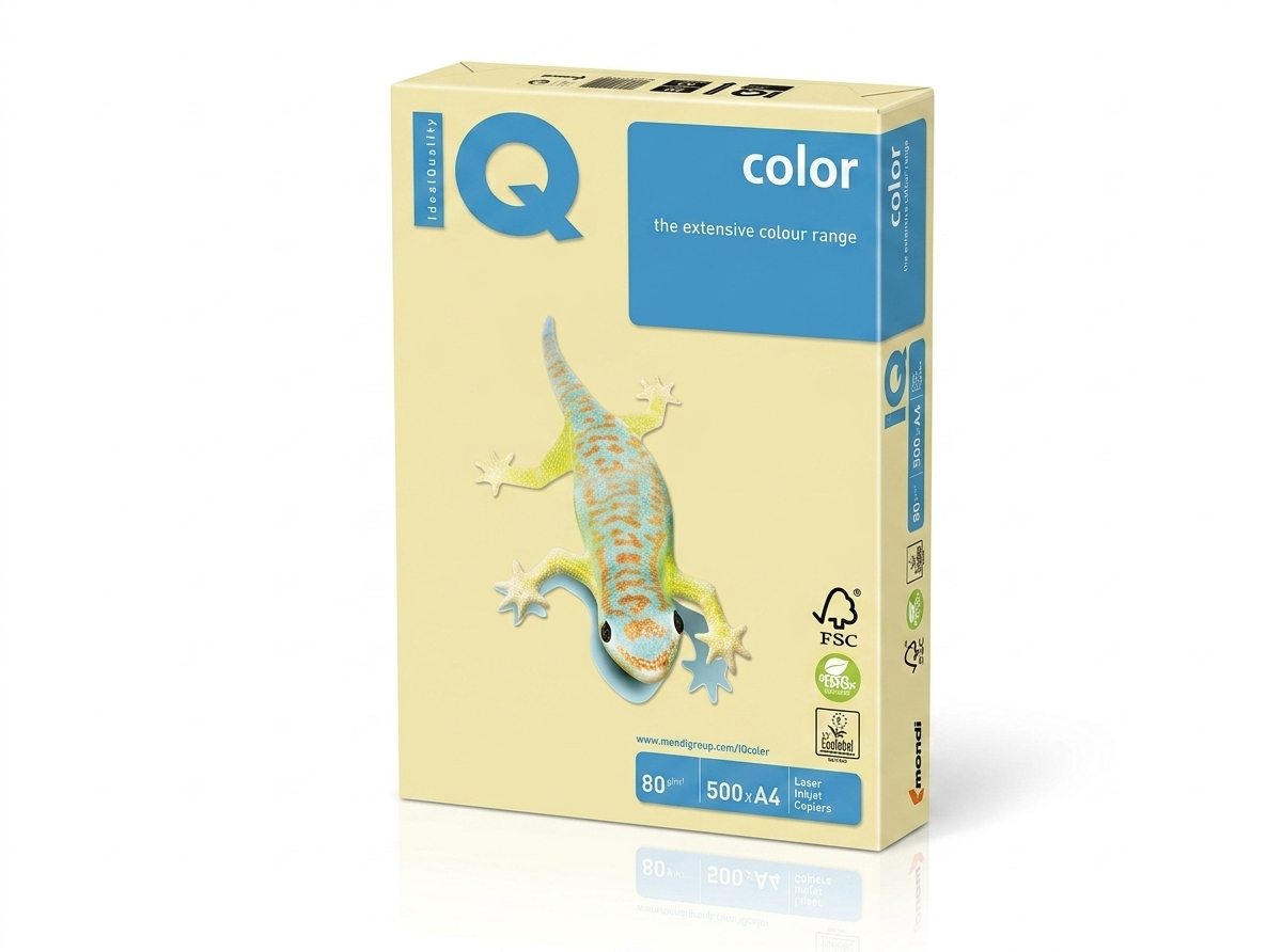 A4 80G Pale Yellow Paper - Pack of 500Sh #Ye23